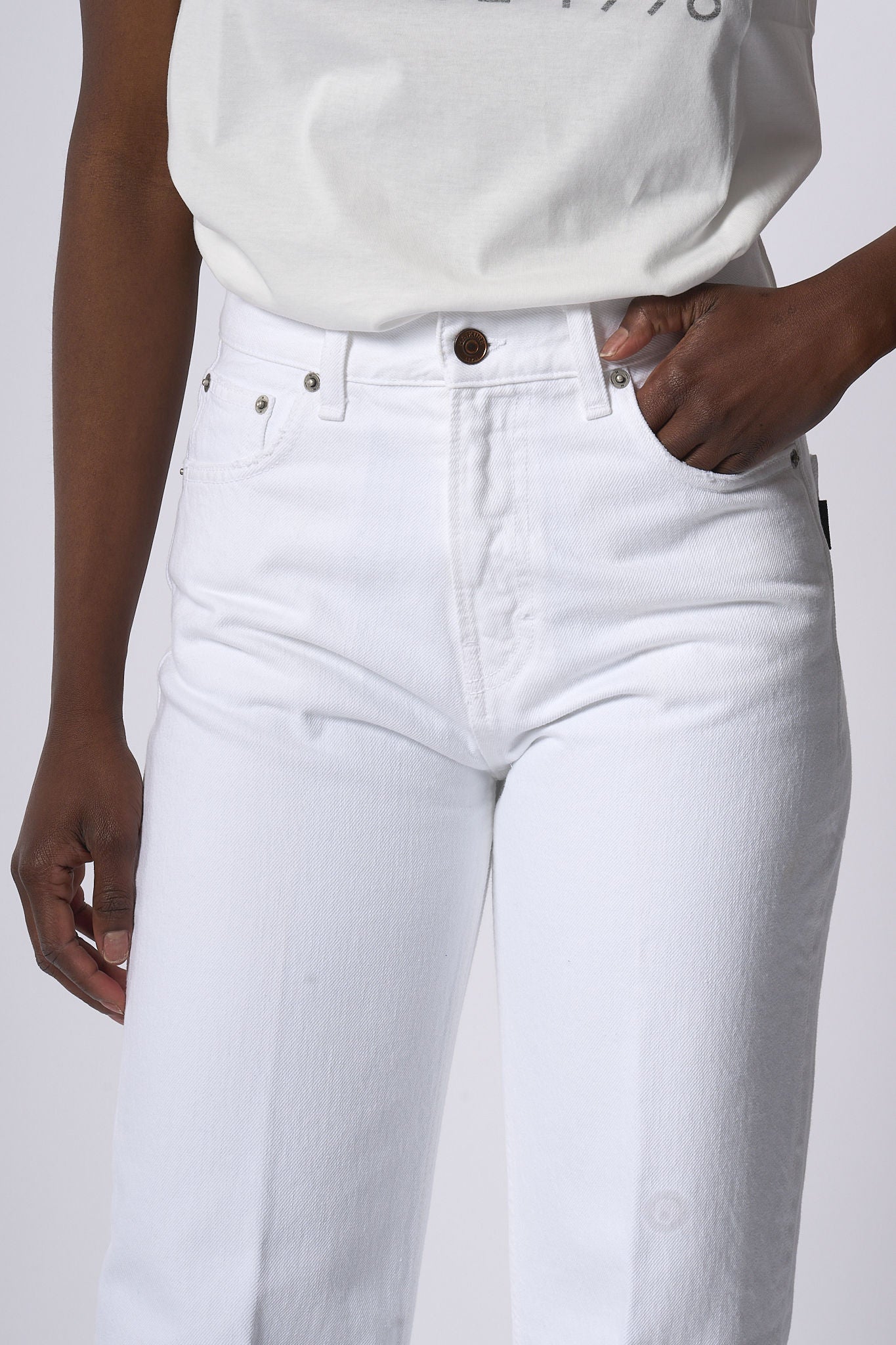 Haikure Jeans Straight White Women-2