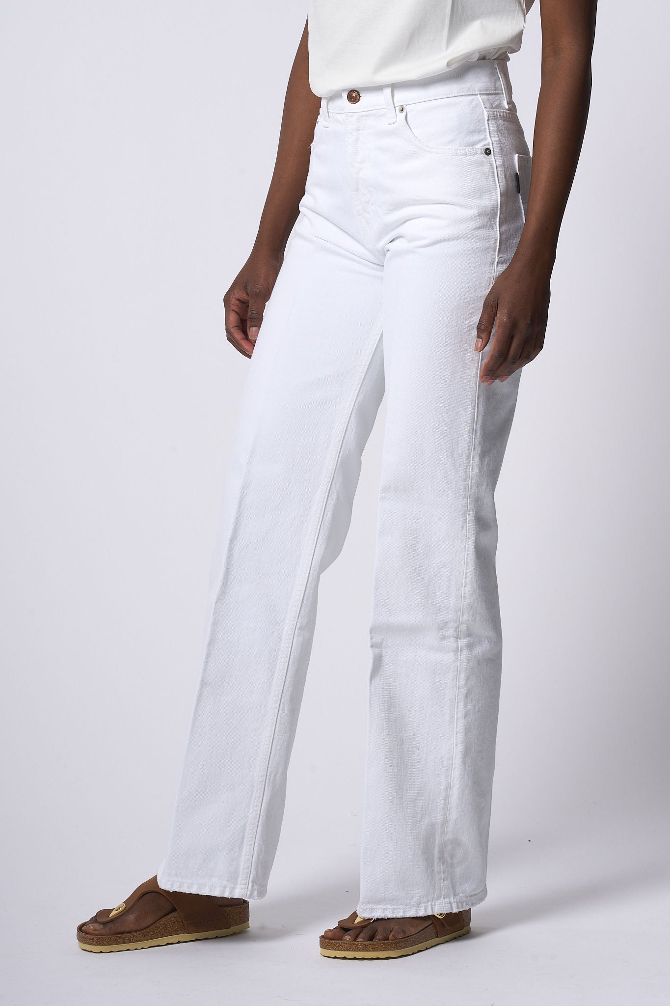 Haikure Jeans Straight White Women-1