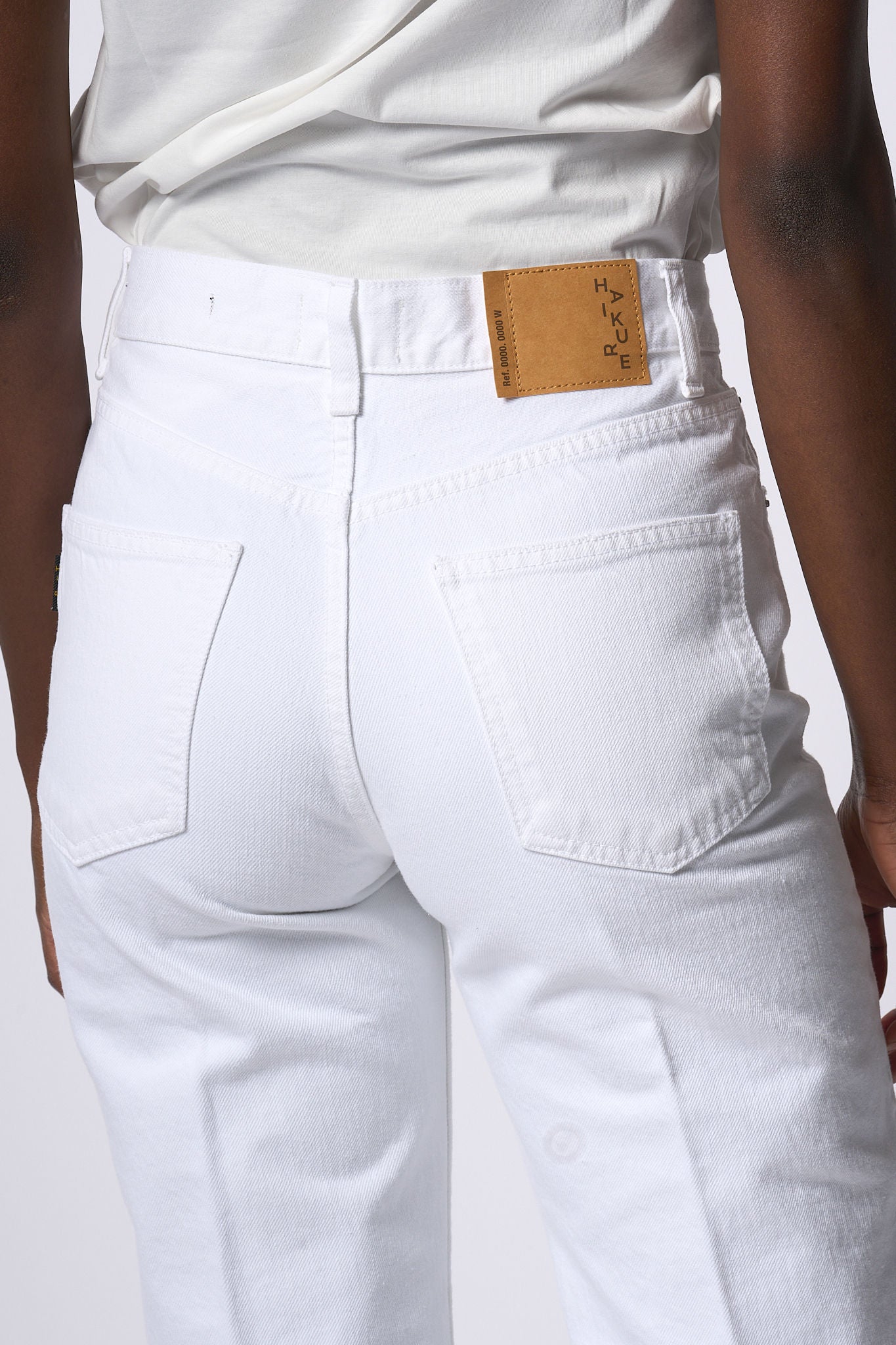 Haikure Jeans Straight White Women-7