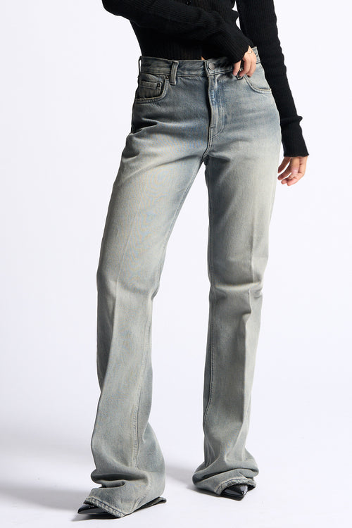Haikure Jeans Flora Smoke Grigio/nero Donna