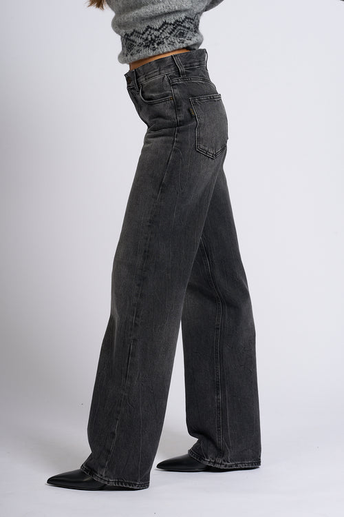 Haikure Jeans Korea Nero Donna