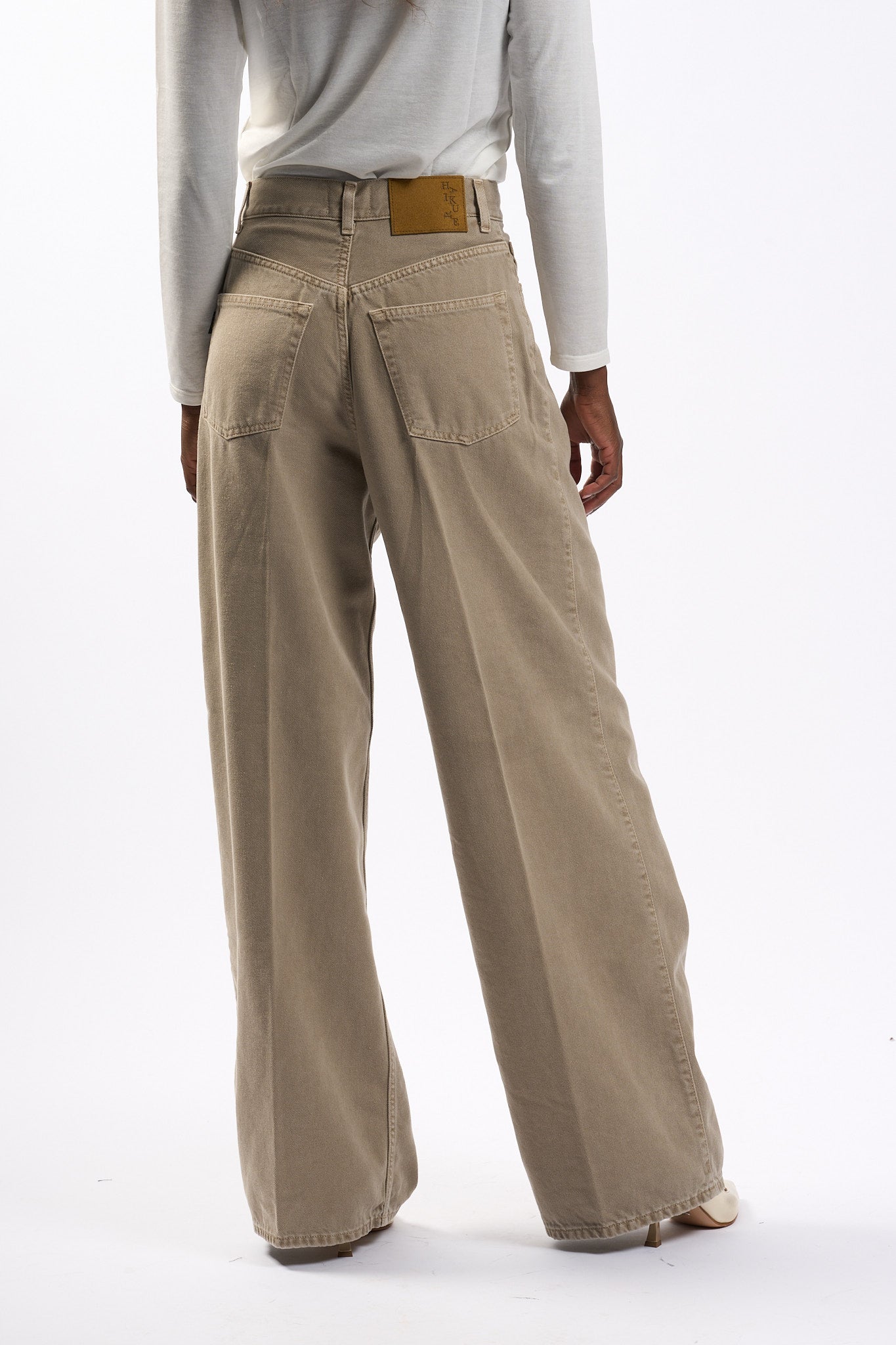 Haikure Pantalone Candy Ecru Donna-6