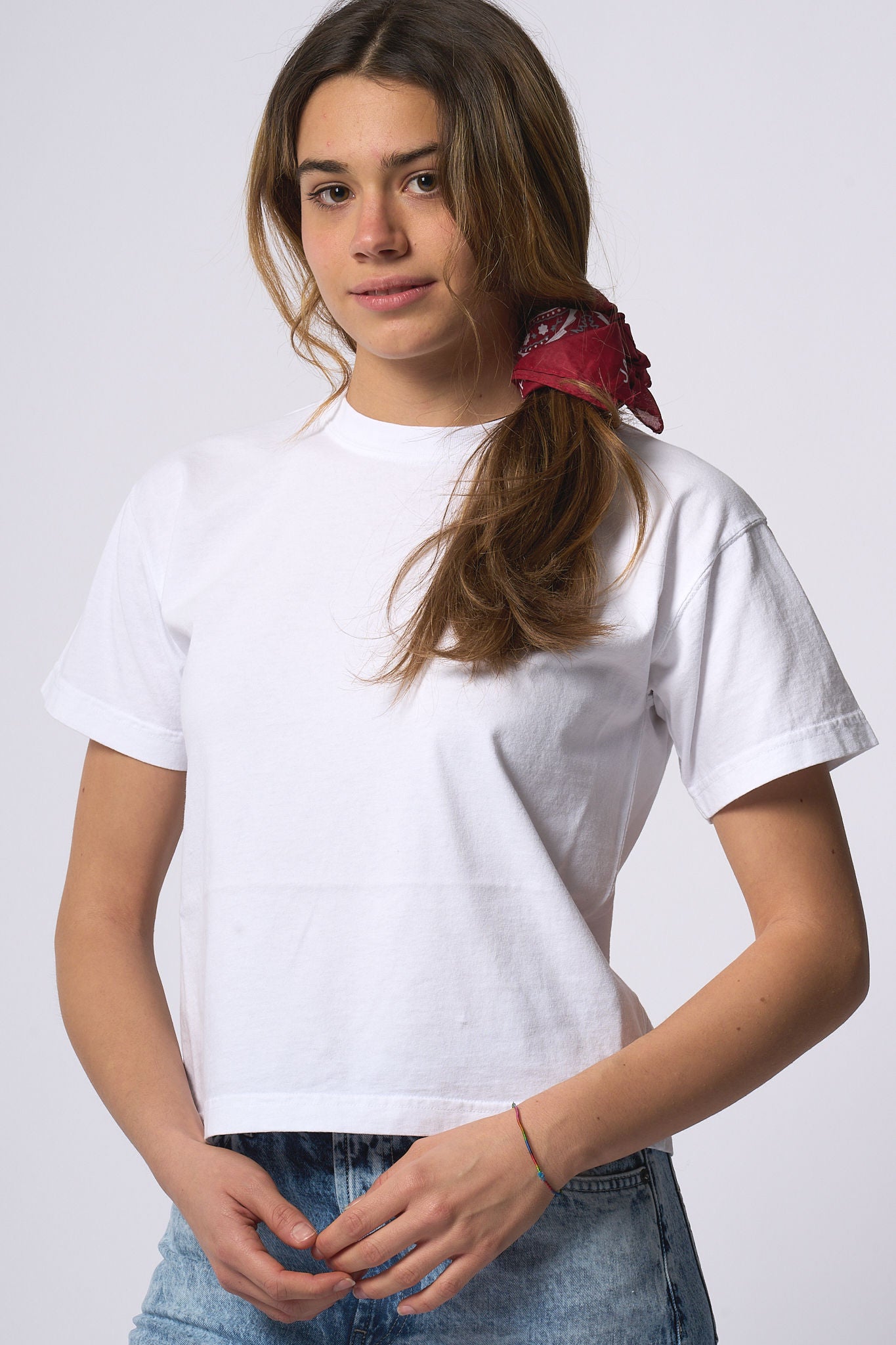 Haikure T-shirt Bianco Donna-3