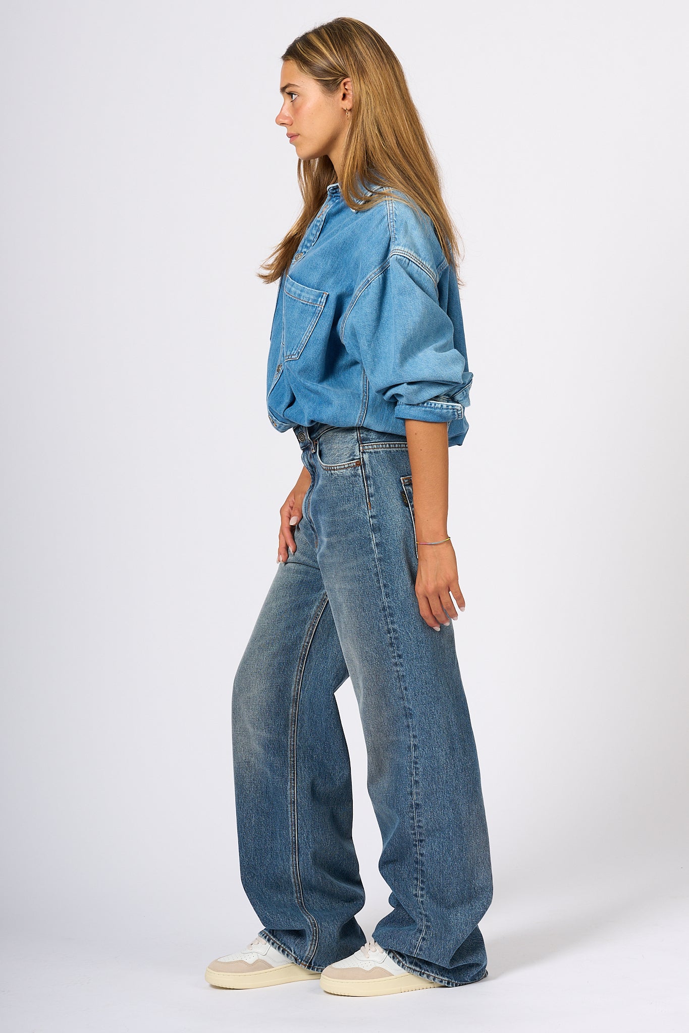 Haikure Tuta Jeans Blu Donna-3