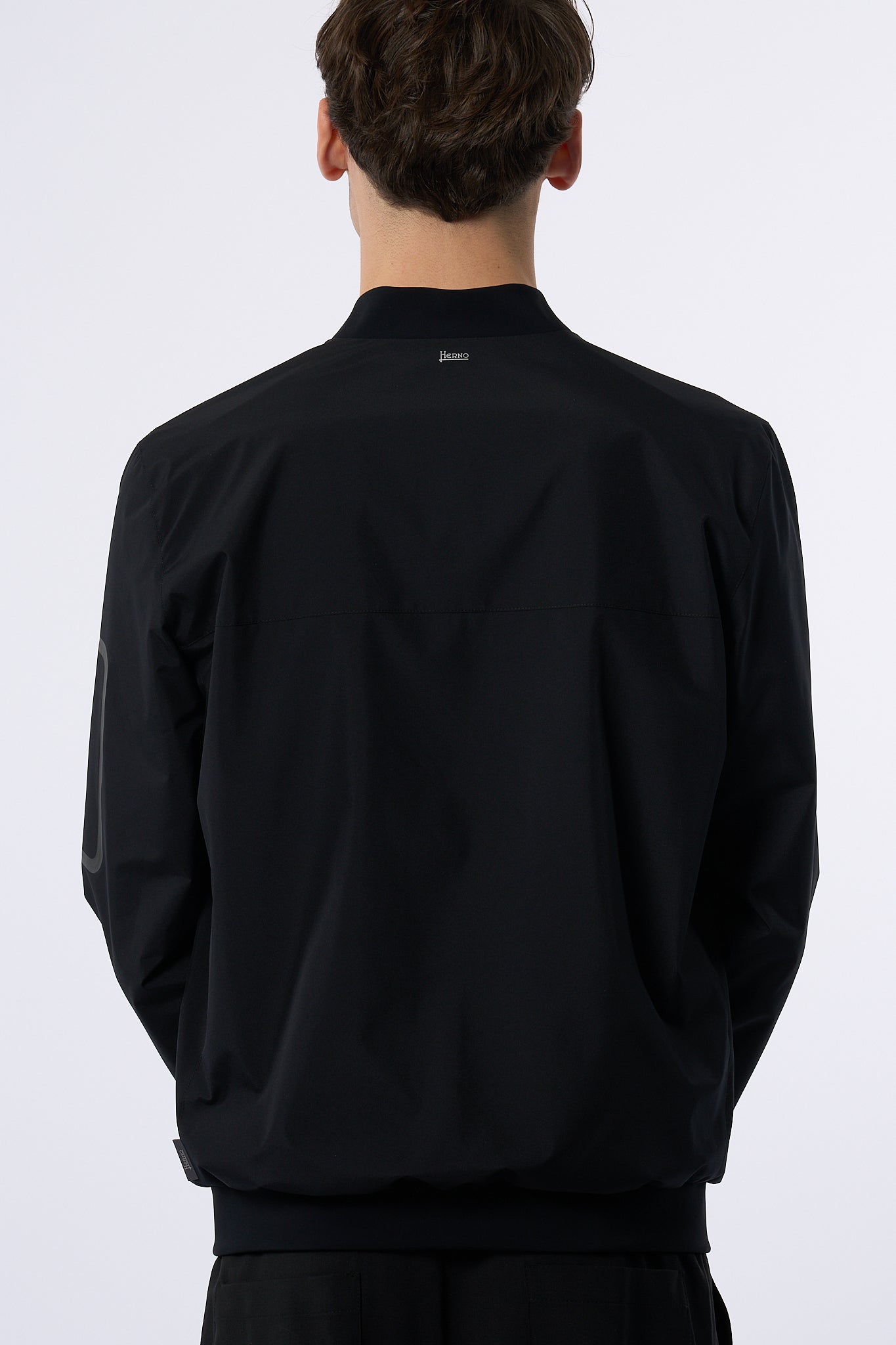 Herno Bomber Windstopper Nero Uomo-6