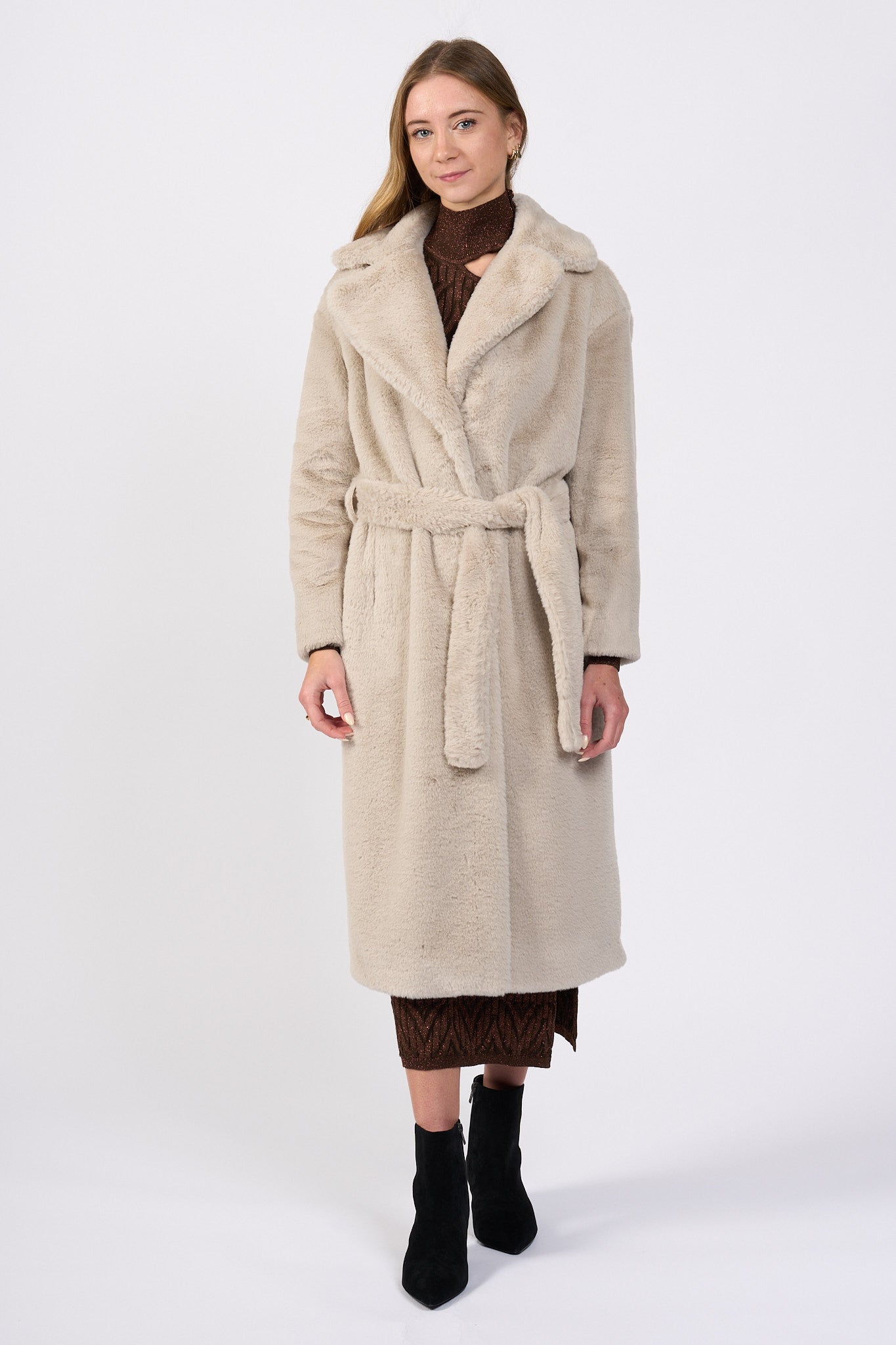 Herno Cappotto Faux Fur Chantilly Donna-1