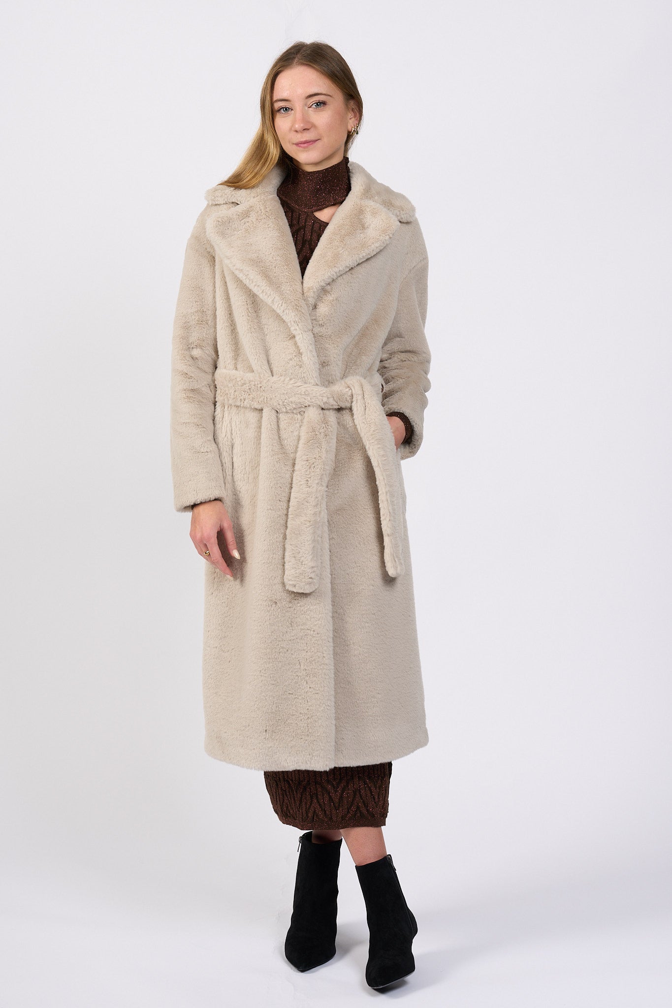 Herno Cappotto Faux Fur Chantilly Donna-8