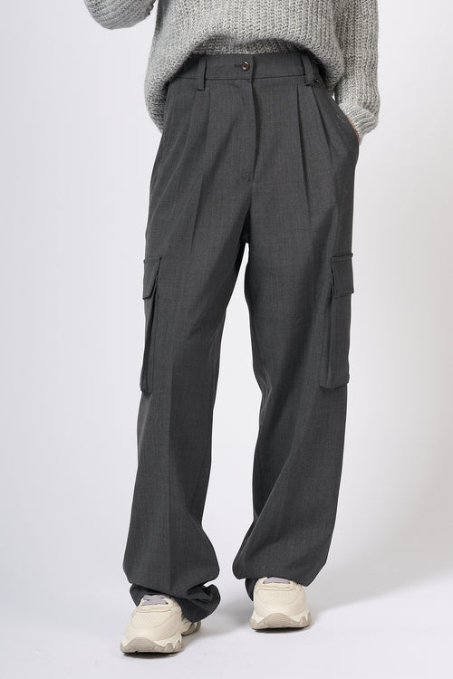 Herno Cargo Pants Grey Women