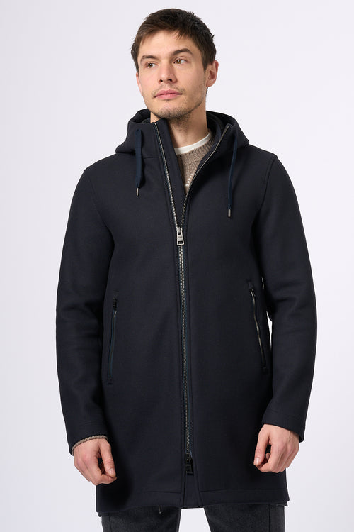 Herno Parka Blu Navy Uomo