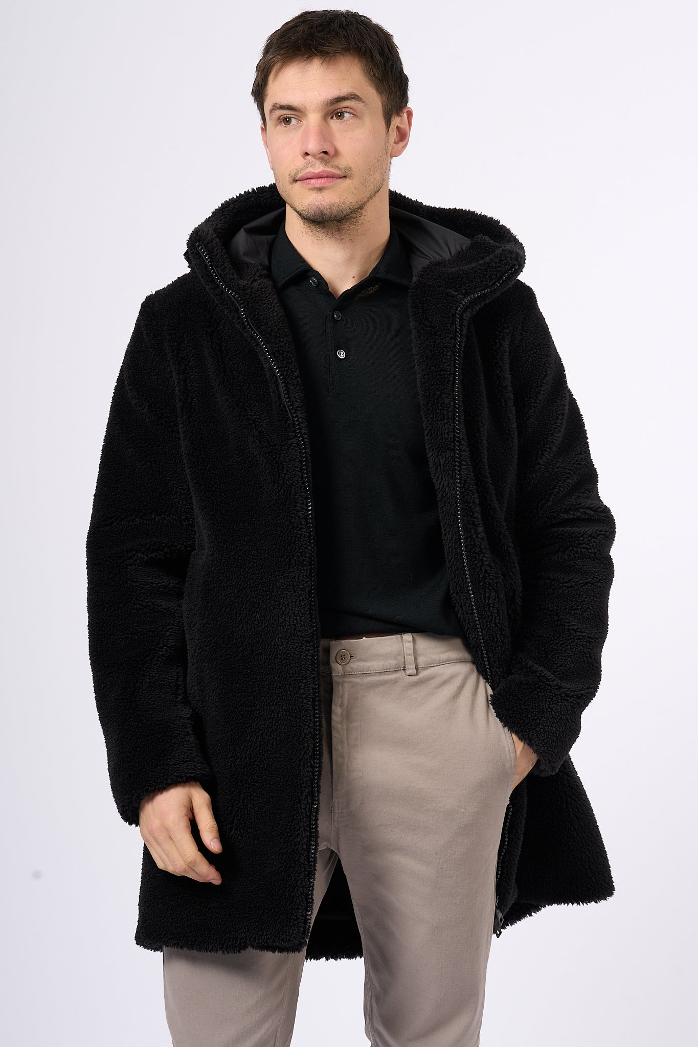 Herno Parka Orsetto Nero Uomo-2