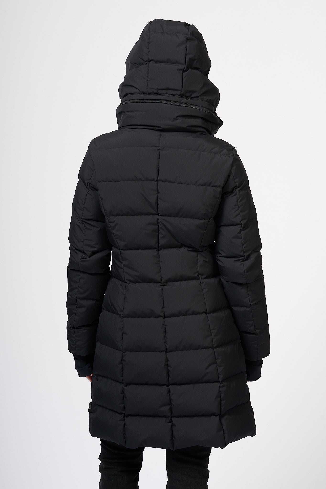 Herno Parka Feather Gore-tex Black Women-5