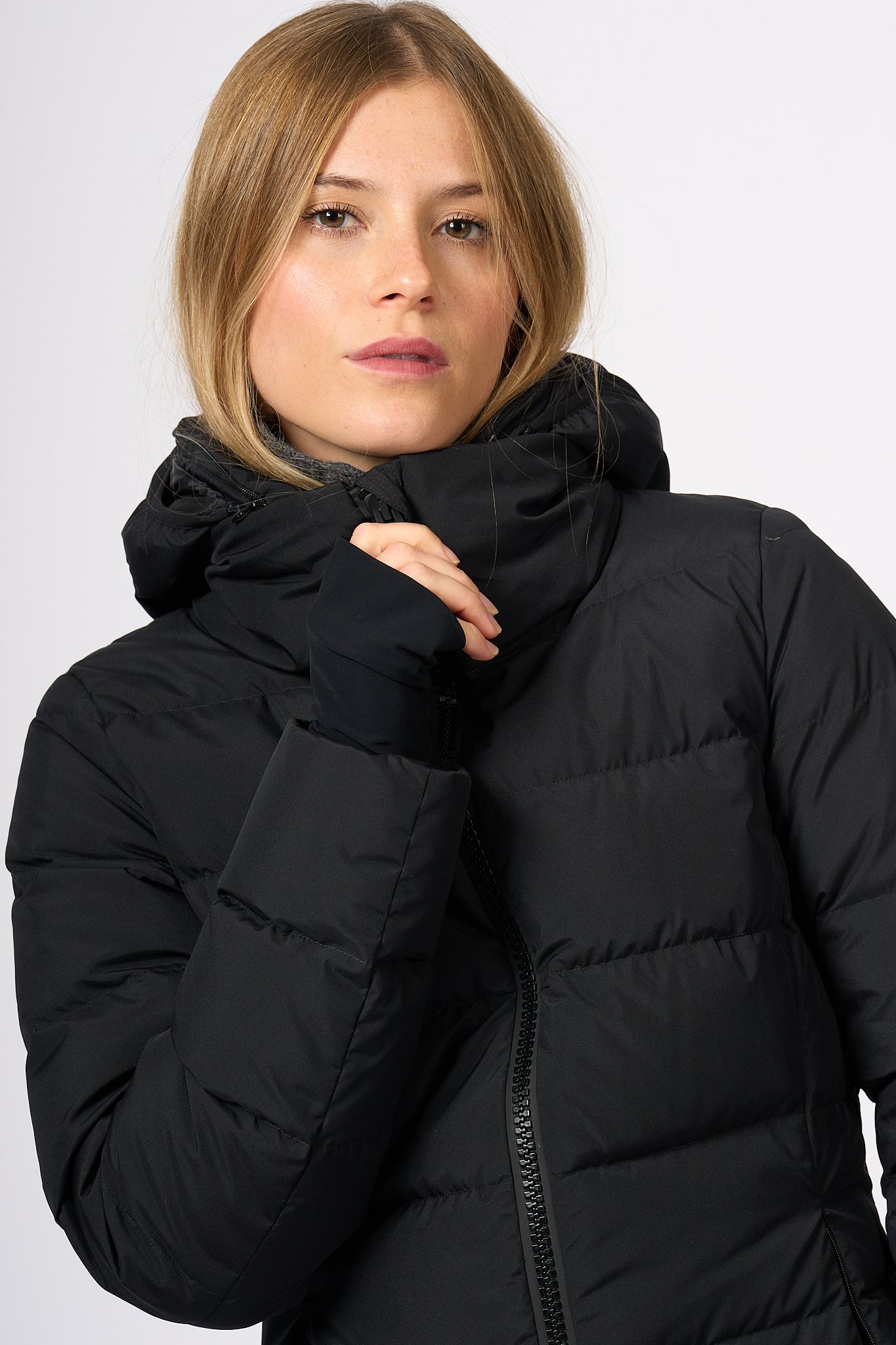 Herno Parka Feather Gore-tex Black Women-6