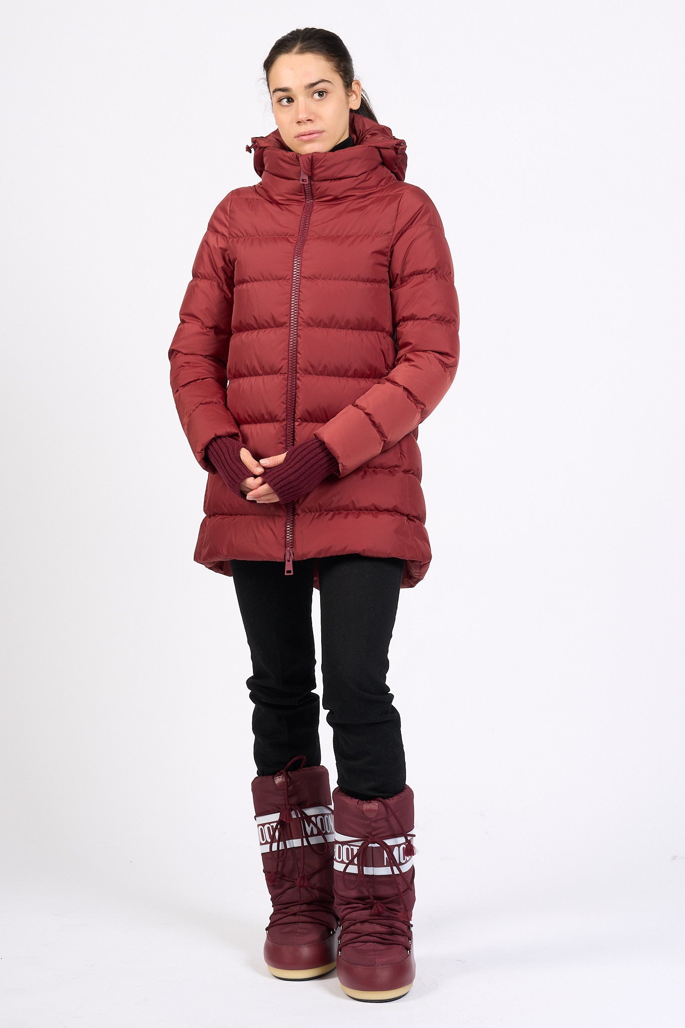 Herno Piumino Chamonix Bordeaux Donna-4