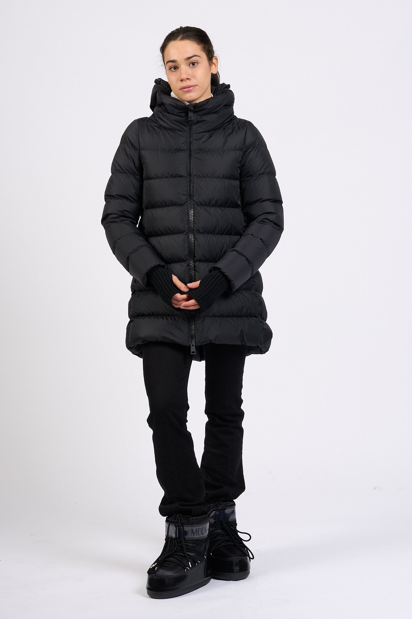 Herno Piumino Chamonix Nero Donna-3