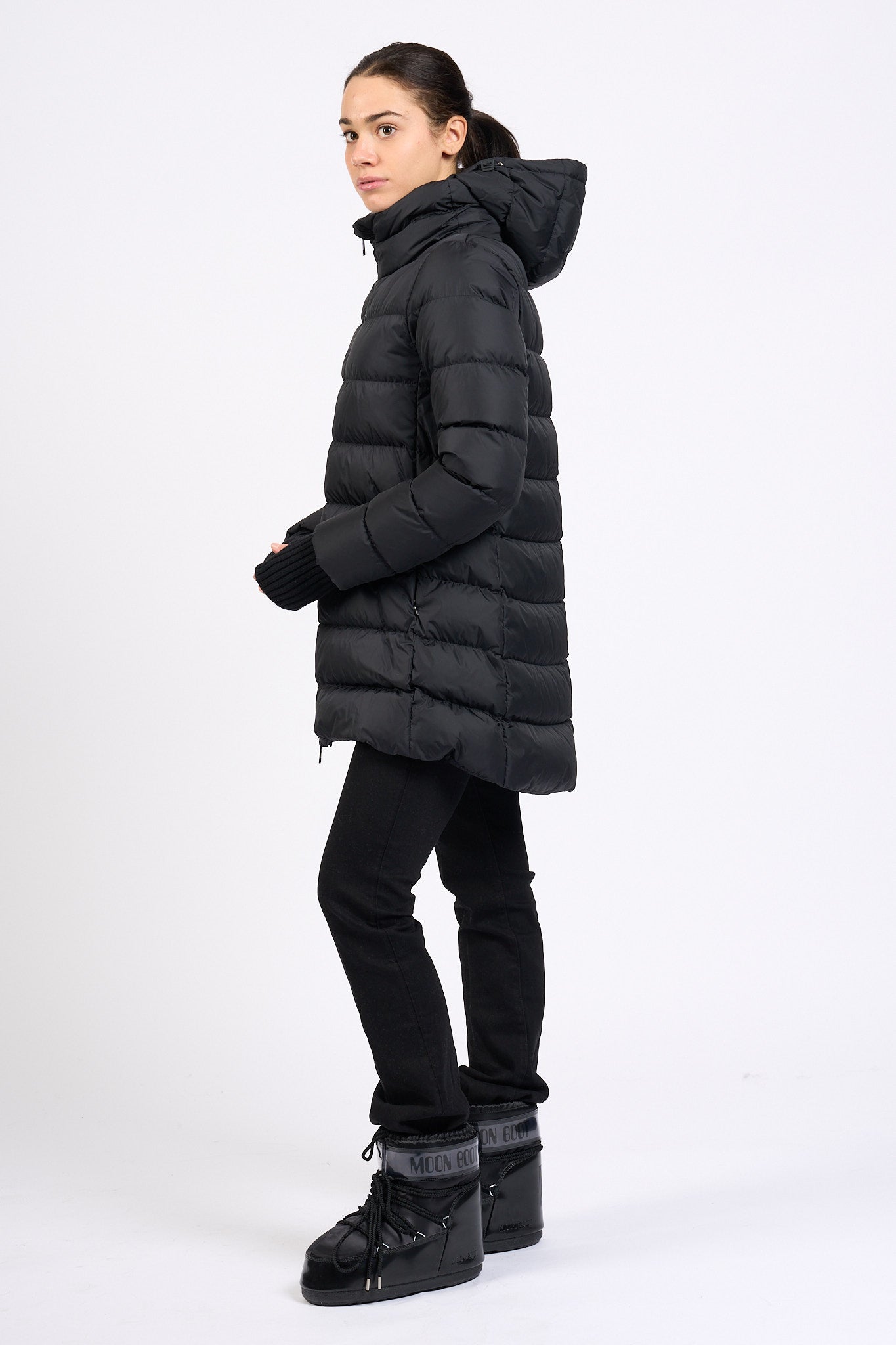 Herno Piumino Chamonix Nero Donna-4