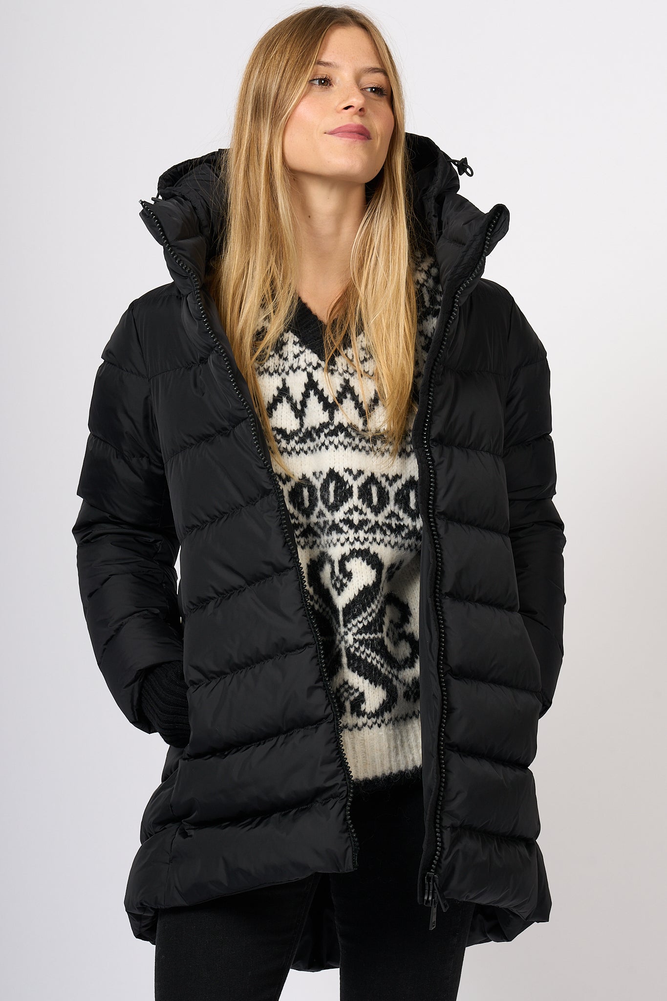 Herno Chamonix Down Jacket Black Women-3