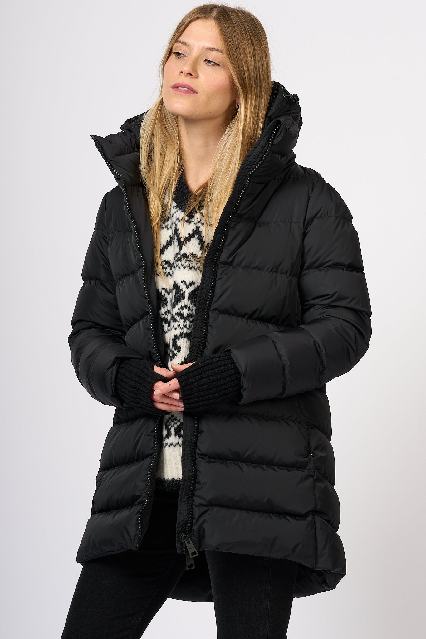 Herno Chamonix Down Jacket Black Women-1