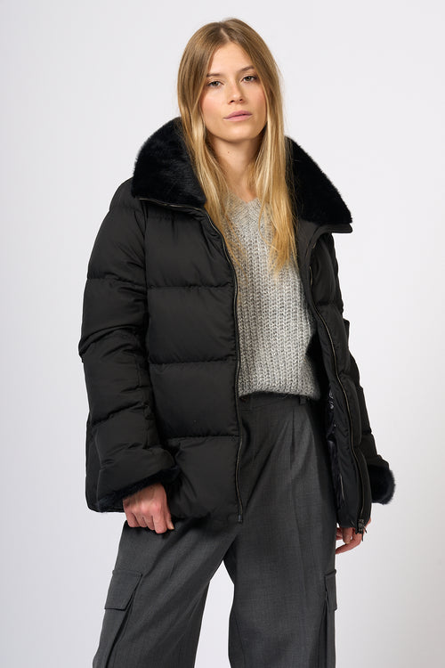 Herno Women's Black Opaque Down Jacket