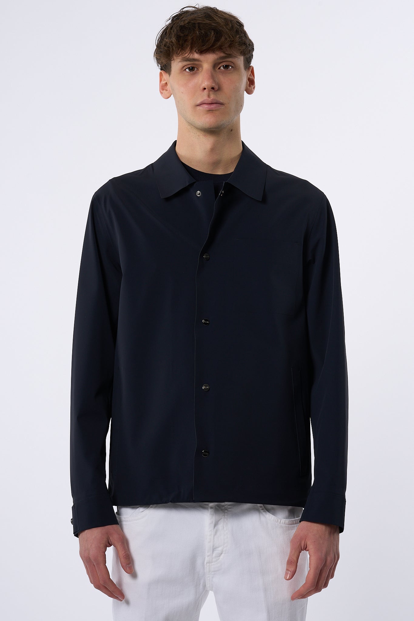 Herno Shirt Jacket Blu Uomo-4