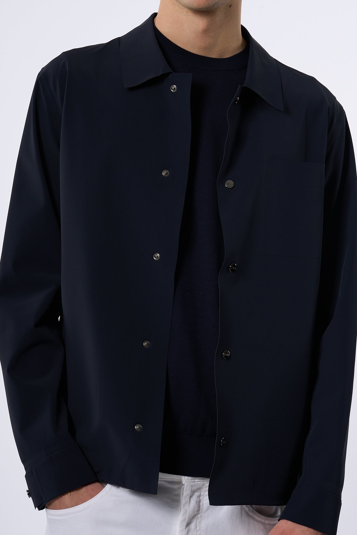 Herno Shirt Jacket Blu Uomo-7