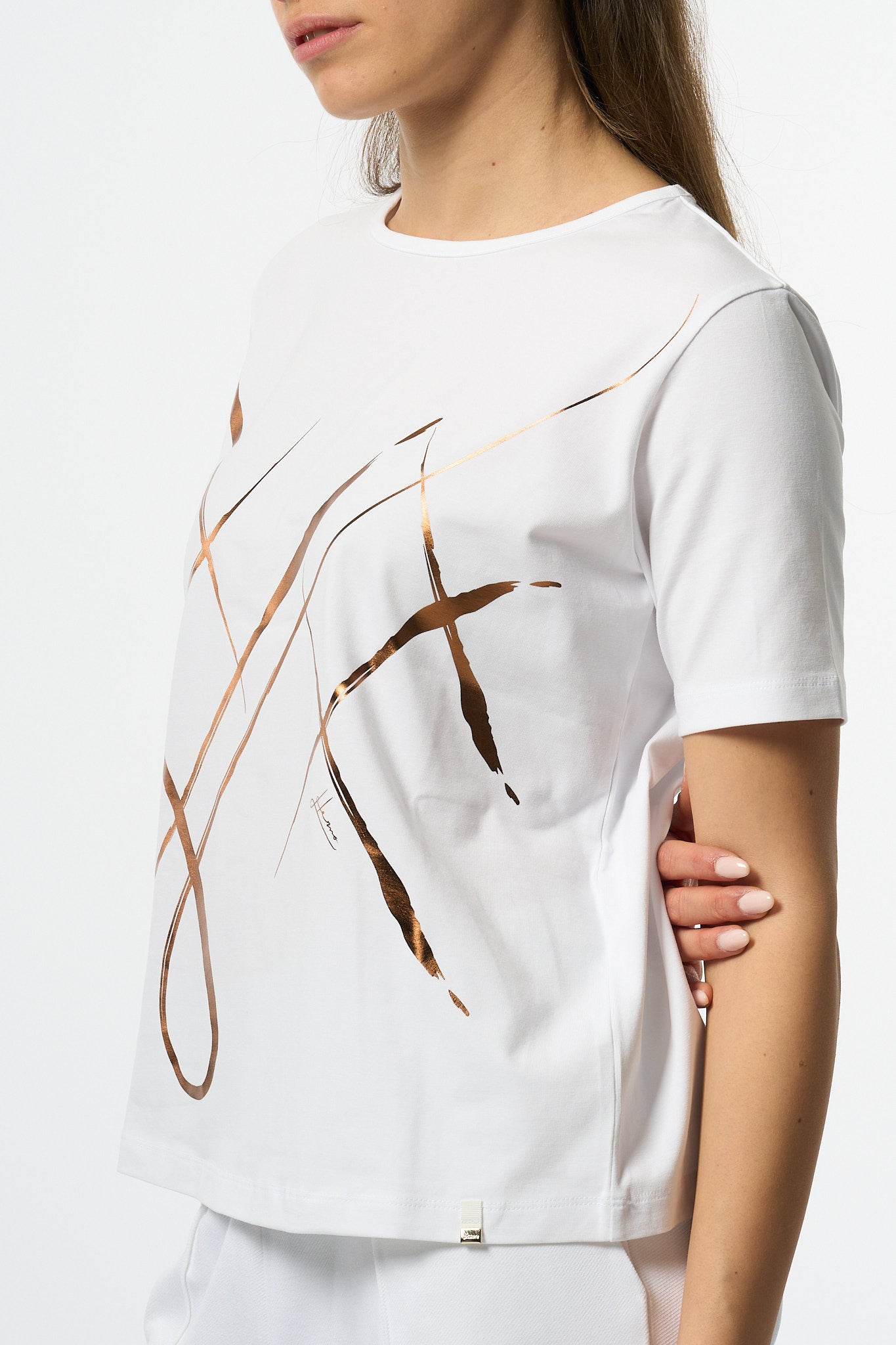 Herno T-shirt Bianco Donna-1