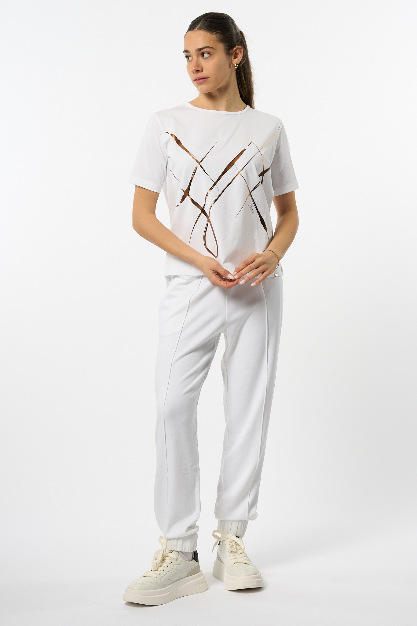 Herno T-shirt Bianco Donna-5