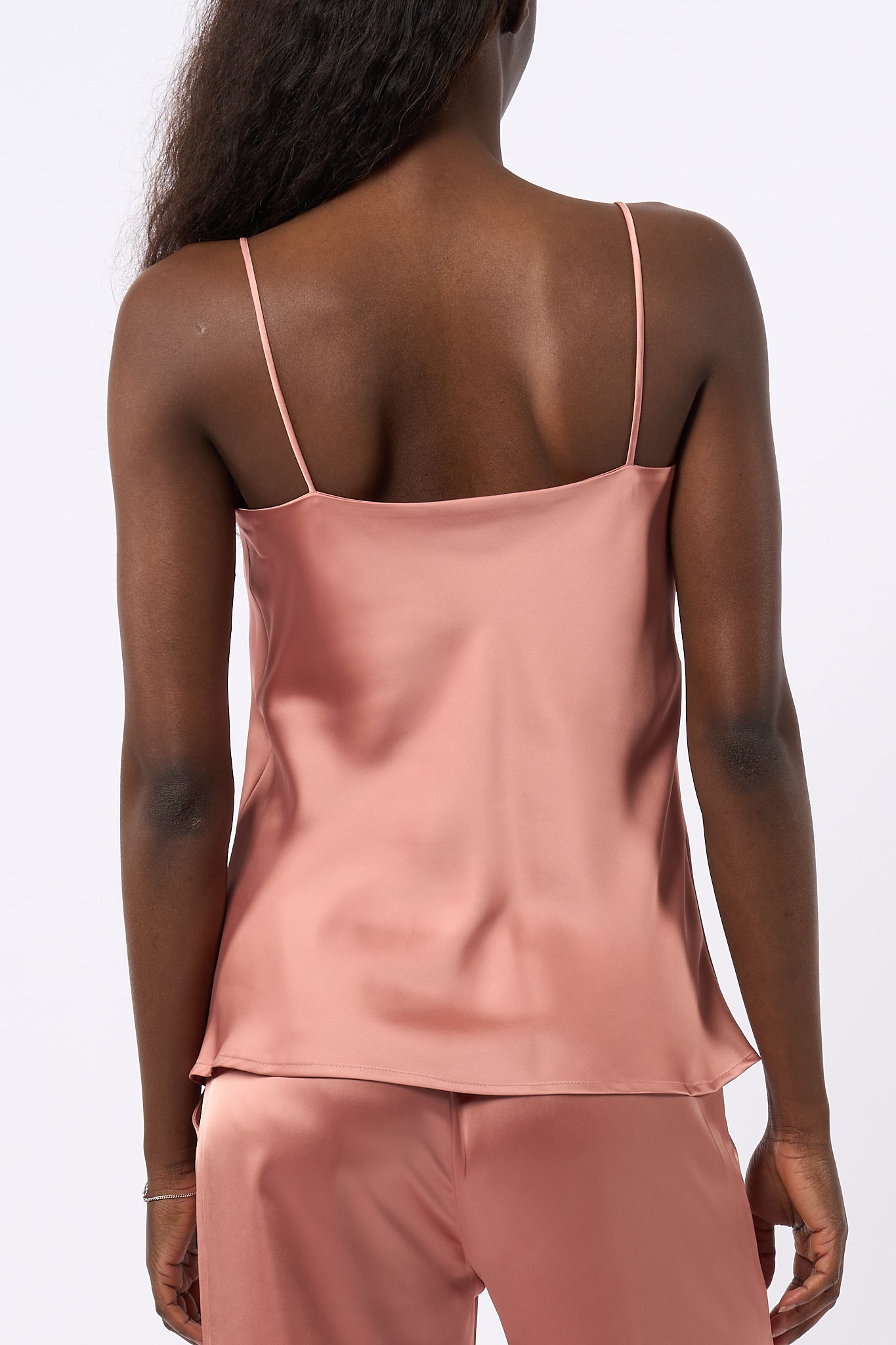 Herno Top Satin Rosa Donna-3