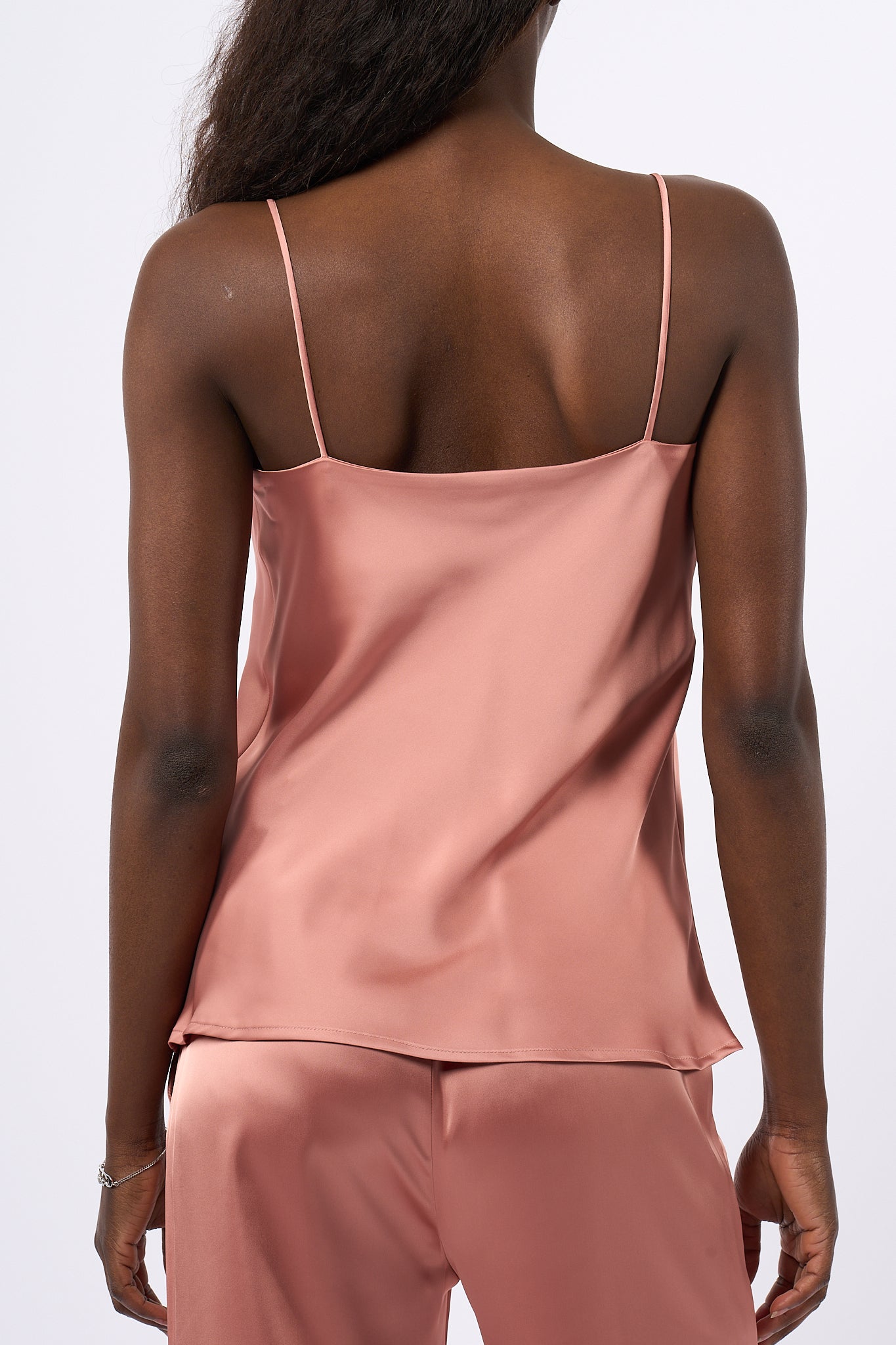 Herno Top Satin Rosa Donna-5