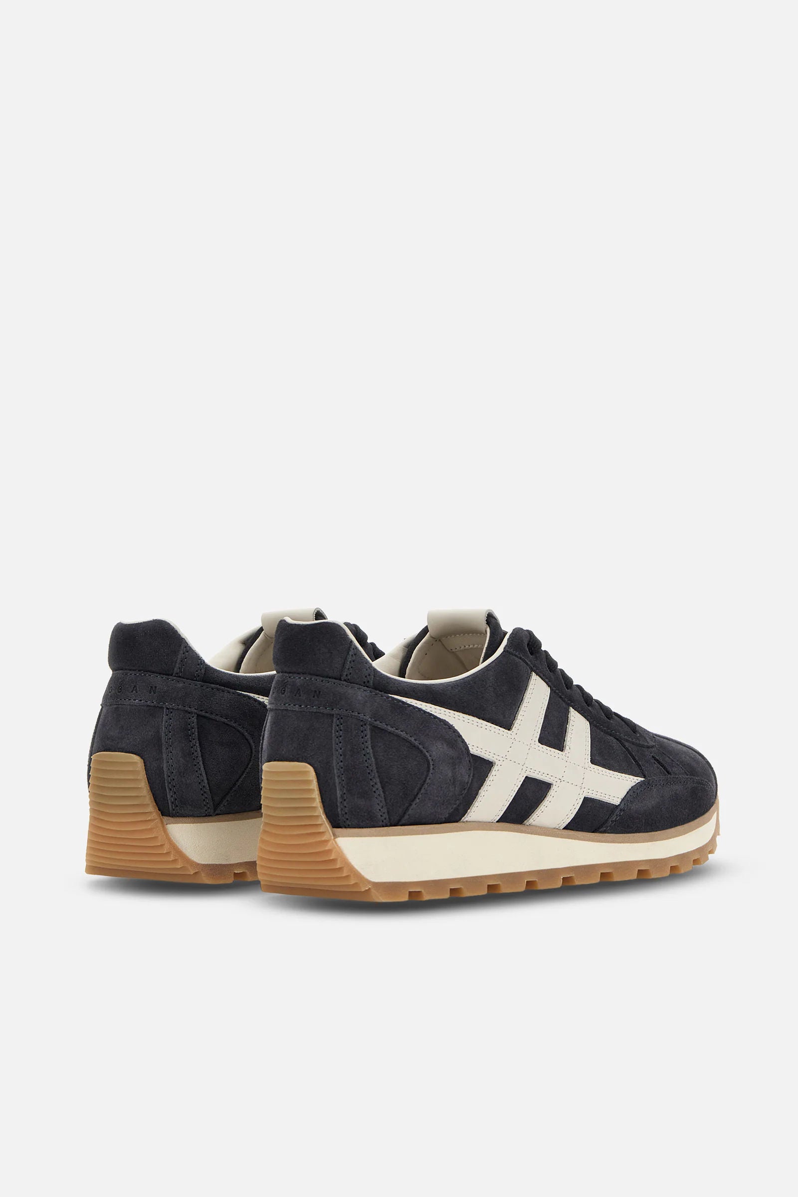 Hogan 86er Running Suede Blu Uomo-3