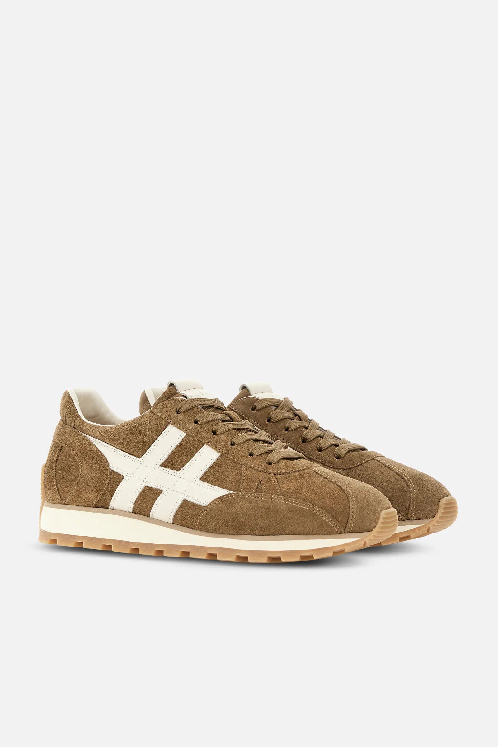 Hogan 86er Running Suede Cammello Uomo-2