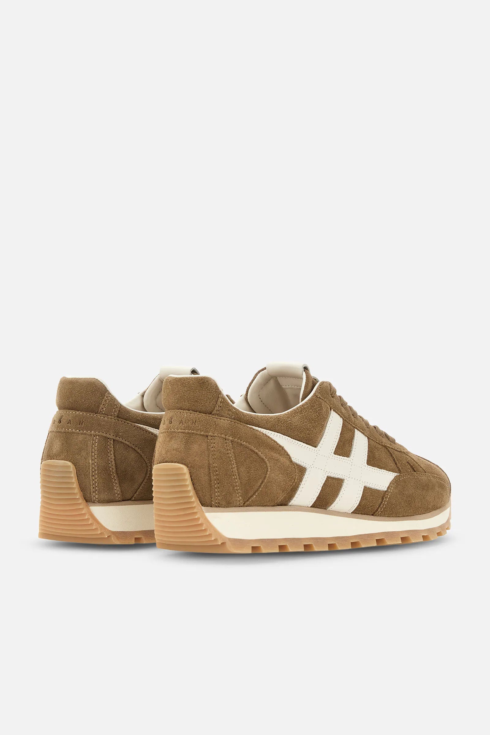 Hogan 86er Running Suede Cammello Uomo-3