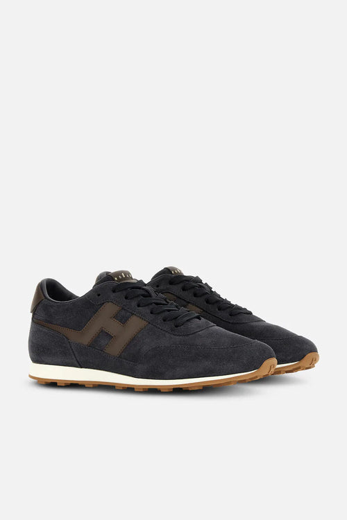 Hogan Athletic Camoscio Blu Uomo-2