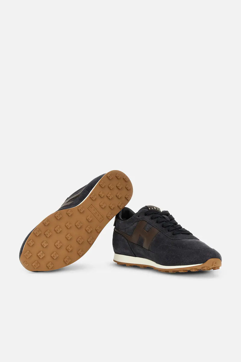 Hogan Athletic Camoscio Blu Uomo-4