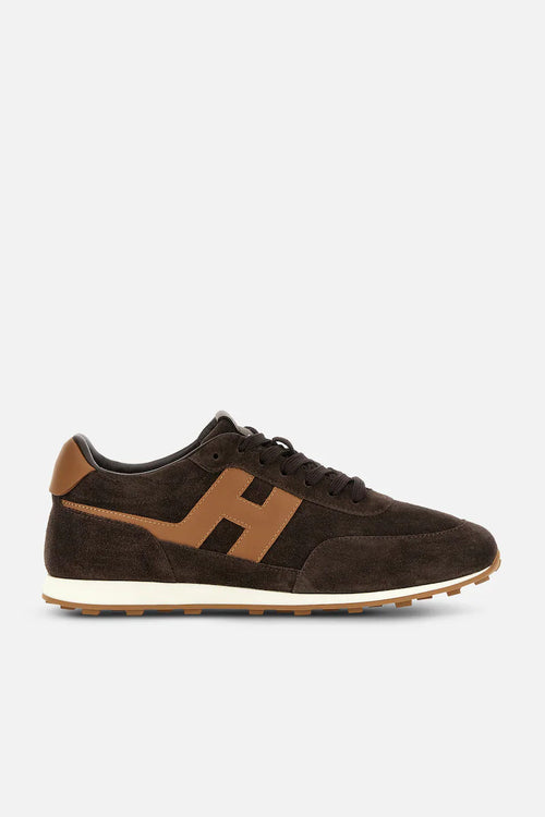 Hogan Athletic Camoscio Marrone Uomo