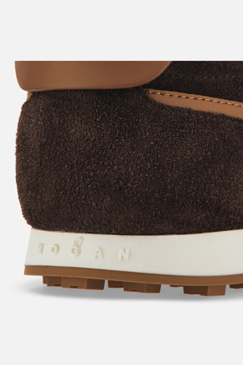 Hogan Athletic Camoscio Marrone Uomo-7