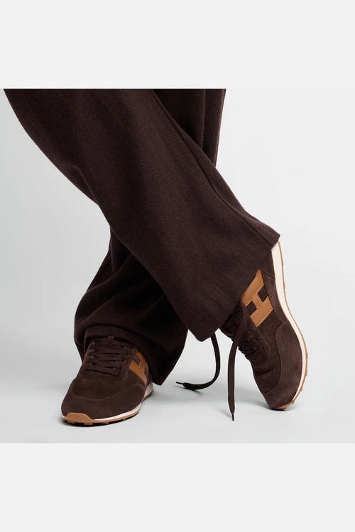 Hogan Athletic Camoscio Marrone Uomo-2