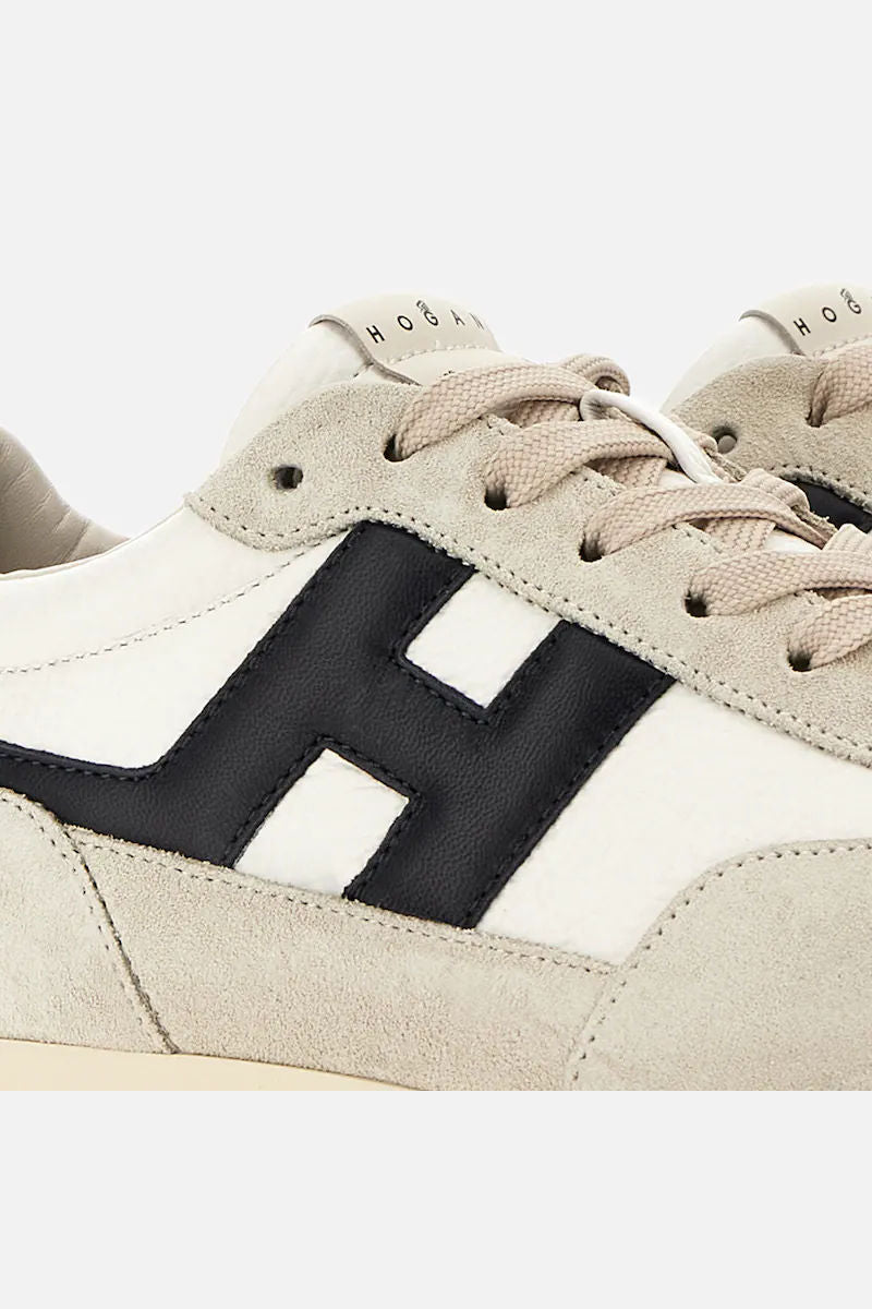 Hogan Athletic H6990 Bianco/Nero Uomo-6