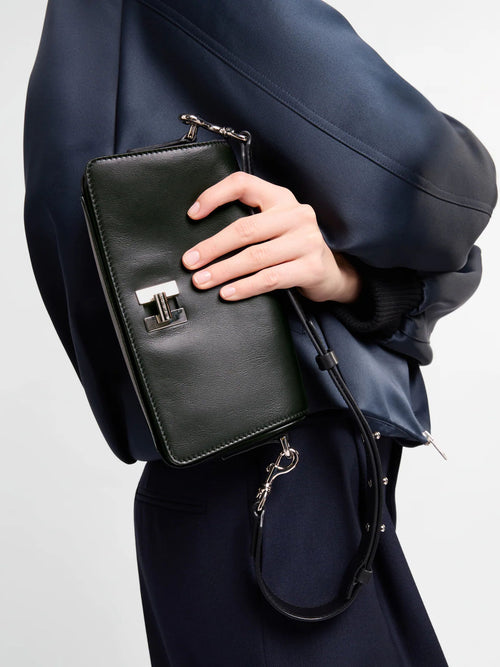 Hogan Borsa Mini Flap Nero Donna