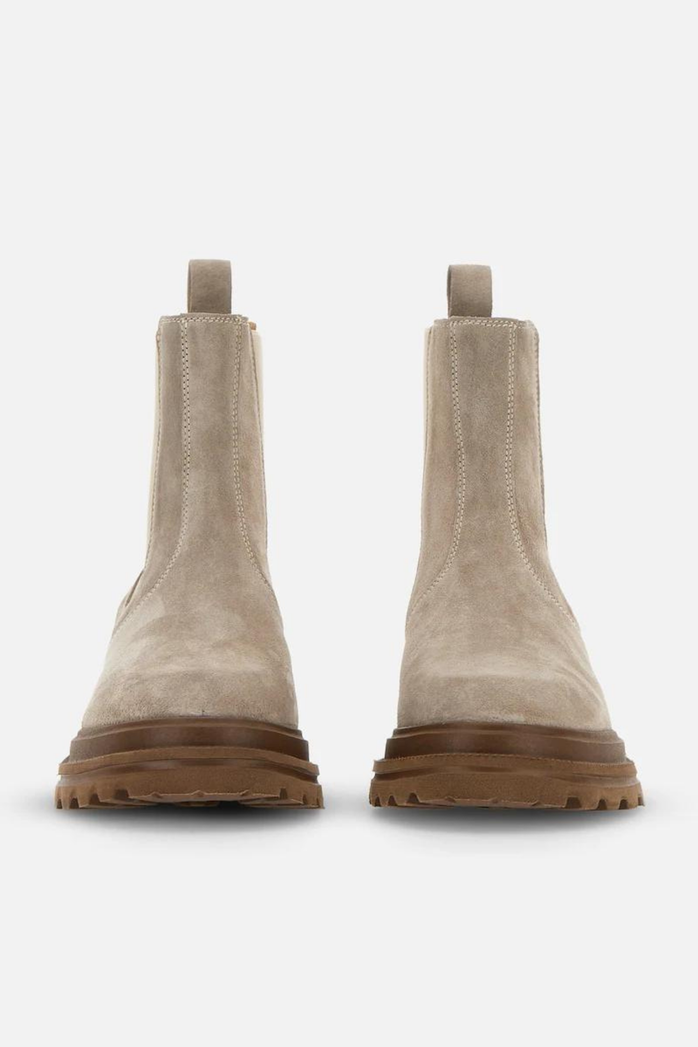 Hogan Chelsea Boot Beige Women-3