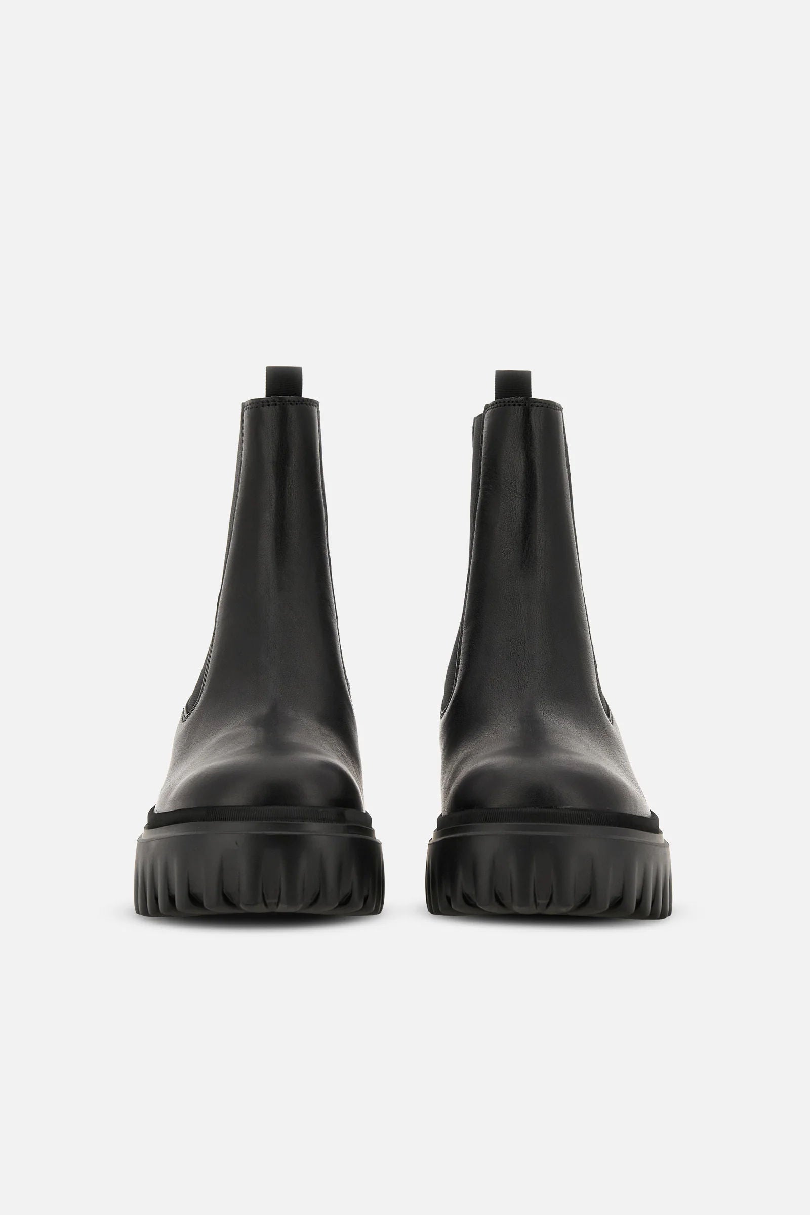 Hogan Chelsea Boot In Pelle Nero Donna-3
