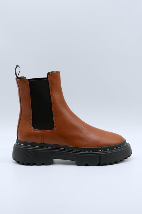 Hogan Chelsea Boot Leather Leather Women