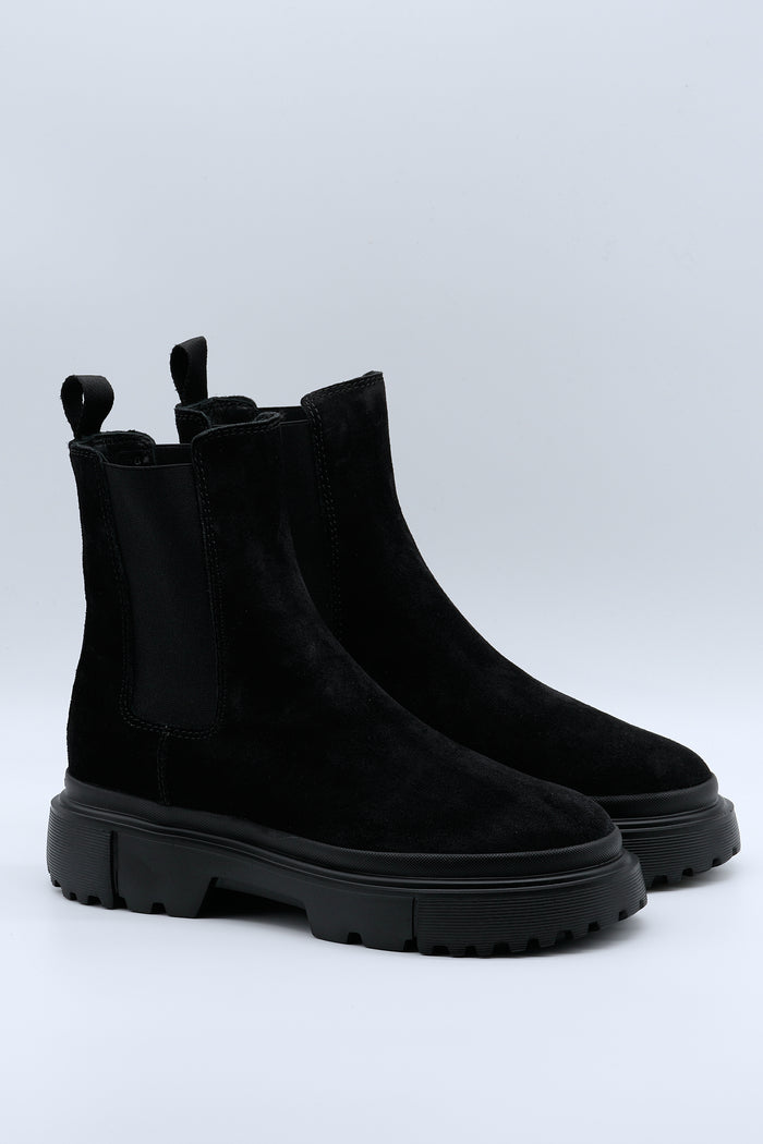 Hogan Chelsea Nabuk Nero Donna-2