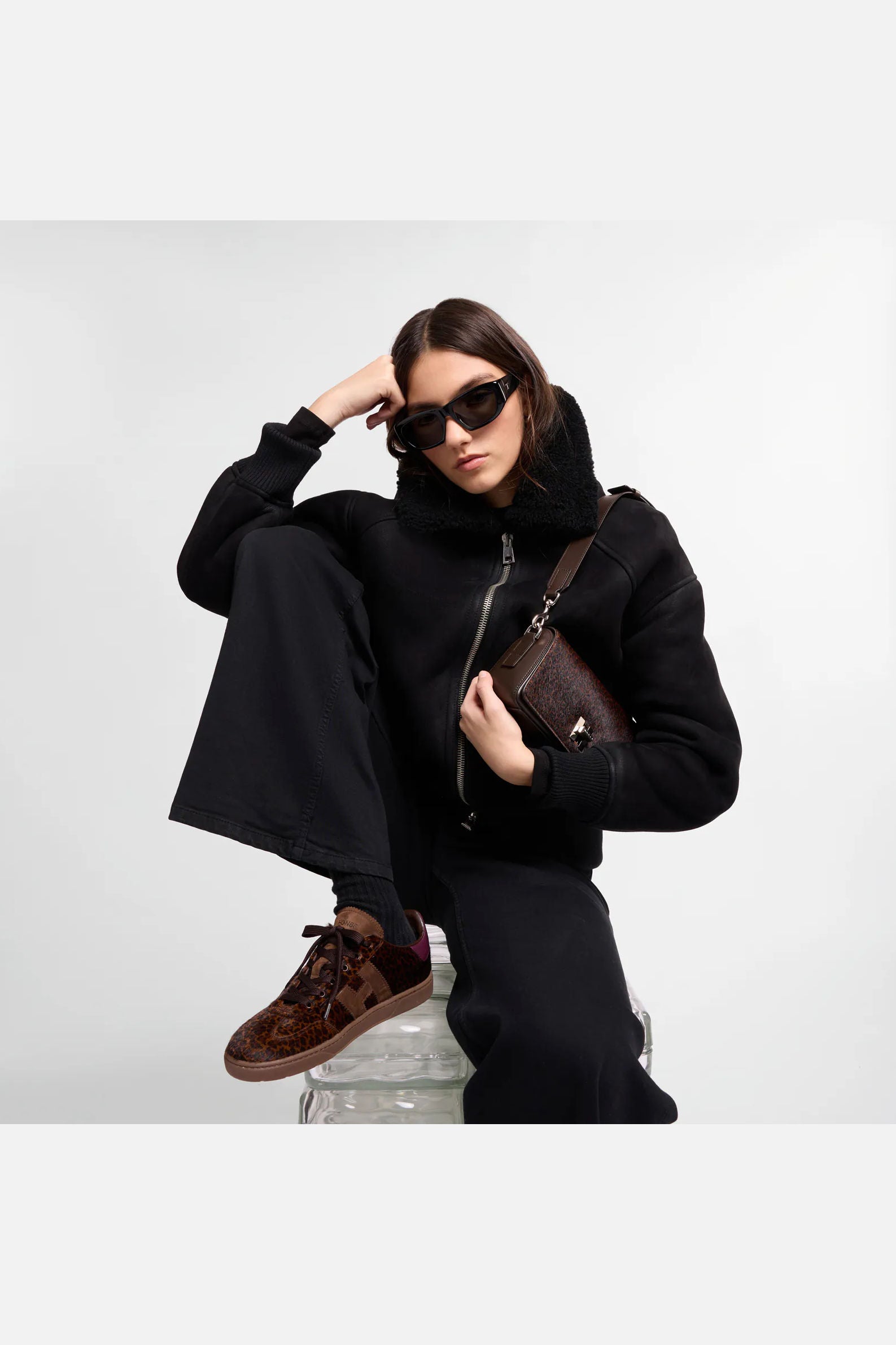 Hogan Cool Bassa Cavallino Animalier Donna-2