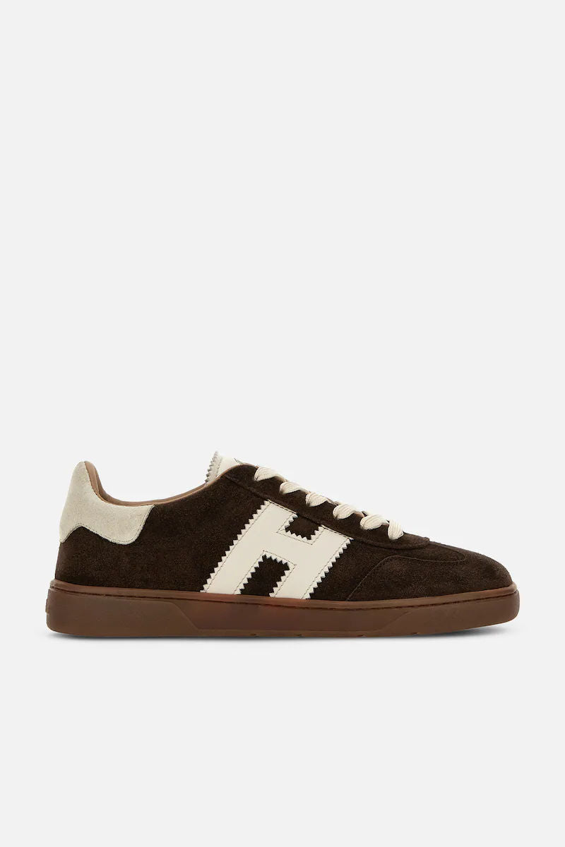 Hogan Cool Bassa in Camoscio Marrone Donna-1