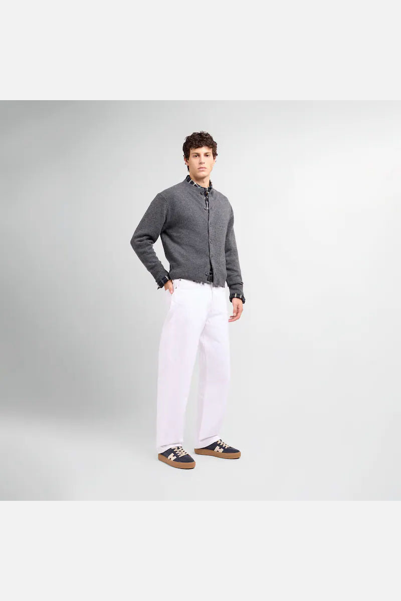 Hogan Crosswind H705 Camoscio Blu Uomo-7
