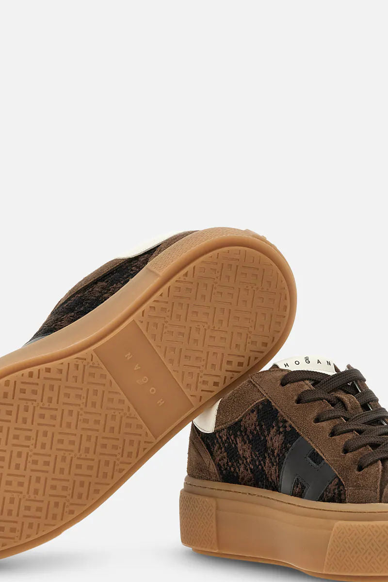 Hogan Crosswind H705 PdP Marrone Donna-4