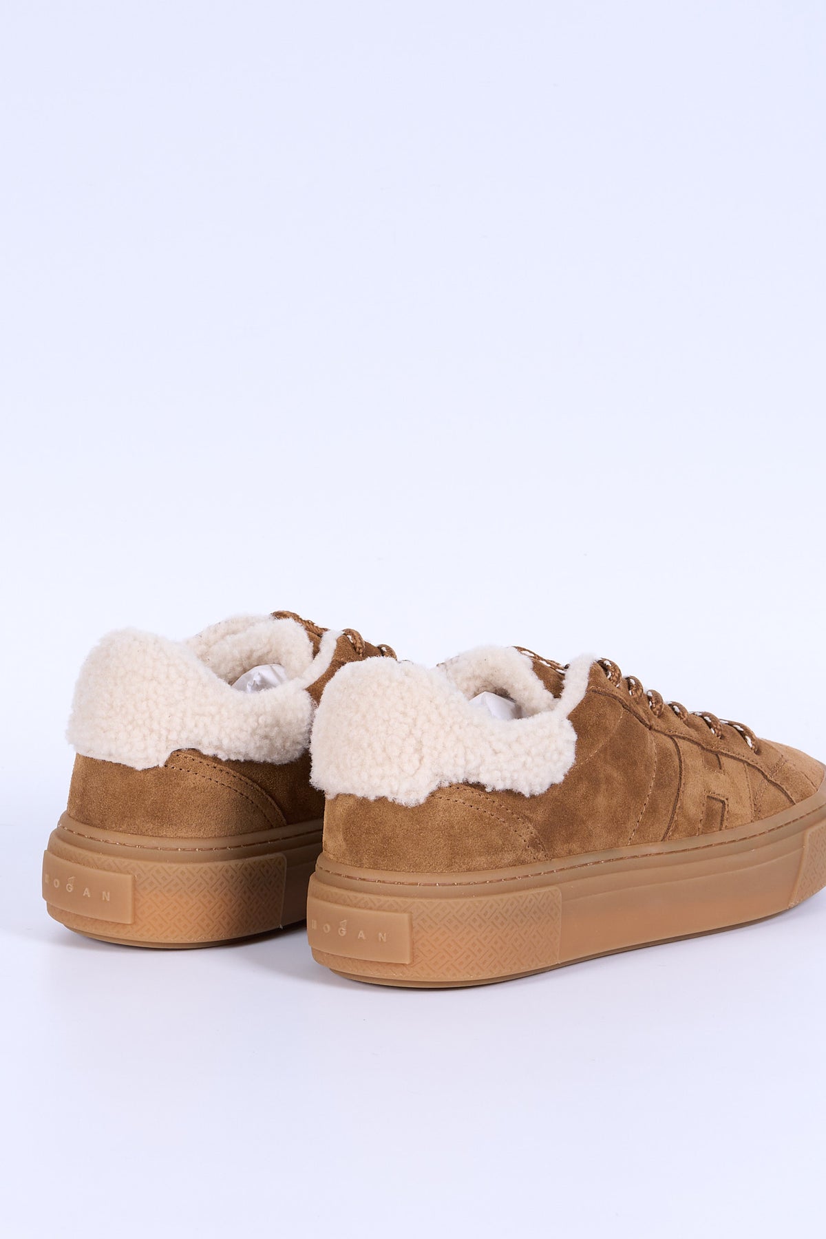 Hogan Crosswind con Montone Cammello Donna-4
