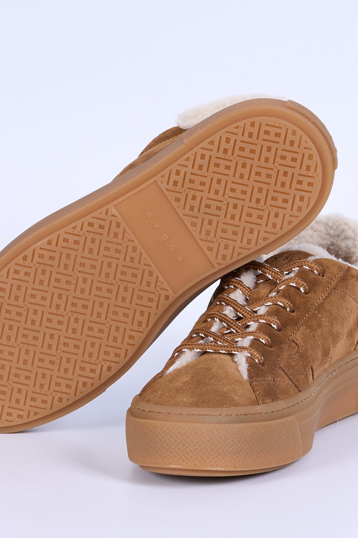 Hogan Crosswind con Montone Cammello Donna-7