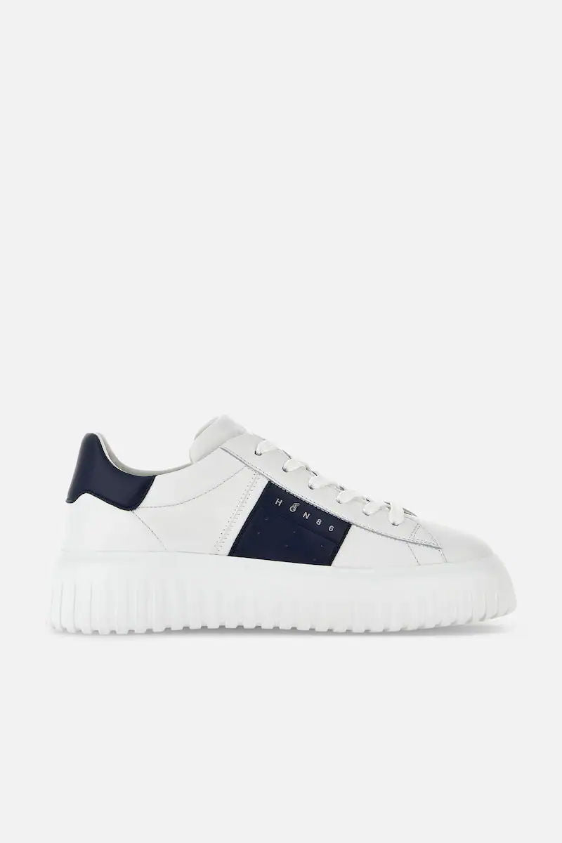 Hogan H-Stripe con Banda Bianco/Blu Uomo-1