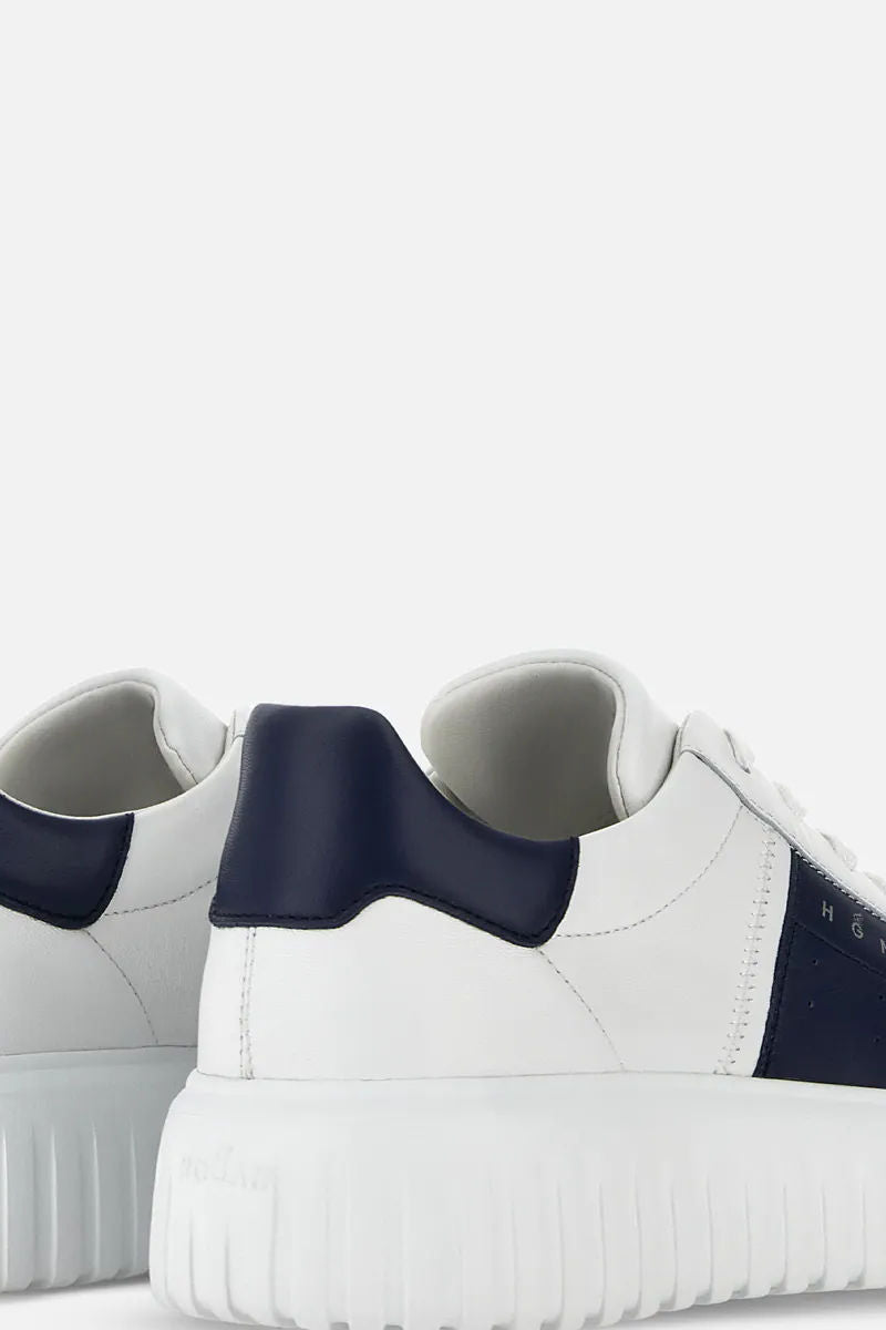 Hogan H-Stripe con Banda Bianco/Blu Uomo-3